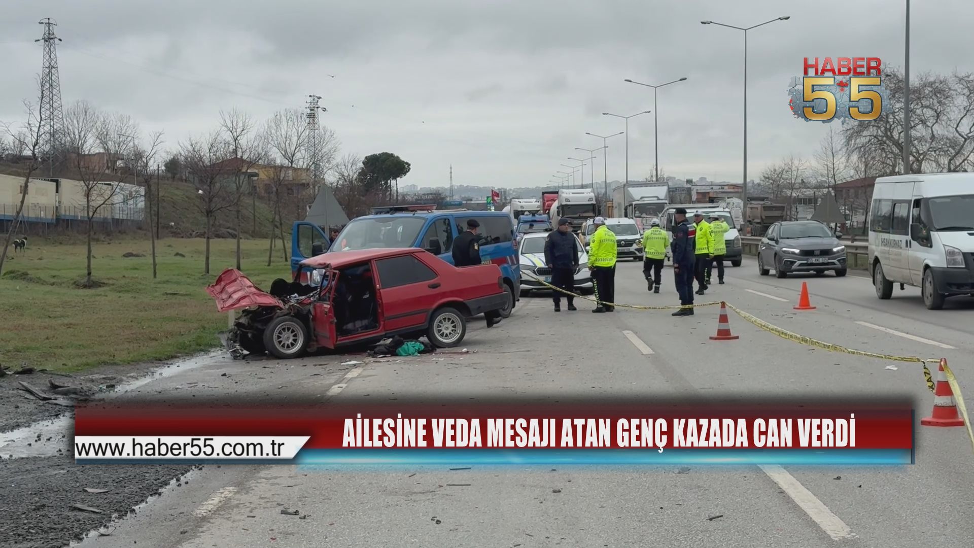 Ailesine Veda Mesajı Gönderdi, Tankere Çarptı: Samsun’da Feci Son