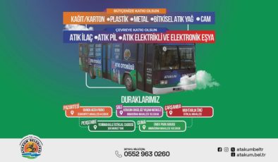 Atakum Belediyesi sıfır atık çalışmalarına son hız devam ediyor