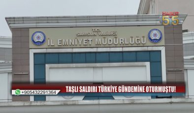 Samsun’da Trabzonspor otobüsünün taşlanmasıyla ilgili 3 polis açığa alındı