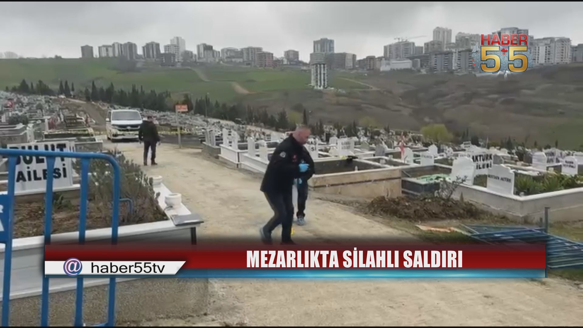 Samsun’da Cenazede Kan Aktı: 1 Kişi Yaralandı