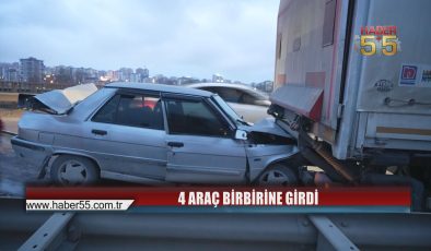 Samsun’da Zincirleme Kaza: 6 Kişi Yaralandı