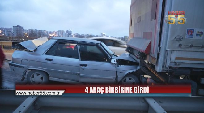 Samsun’da Zincirleme Kaza: 6 Kişi Yaralandı