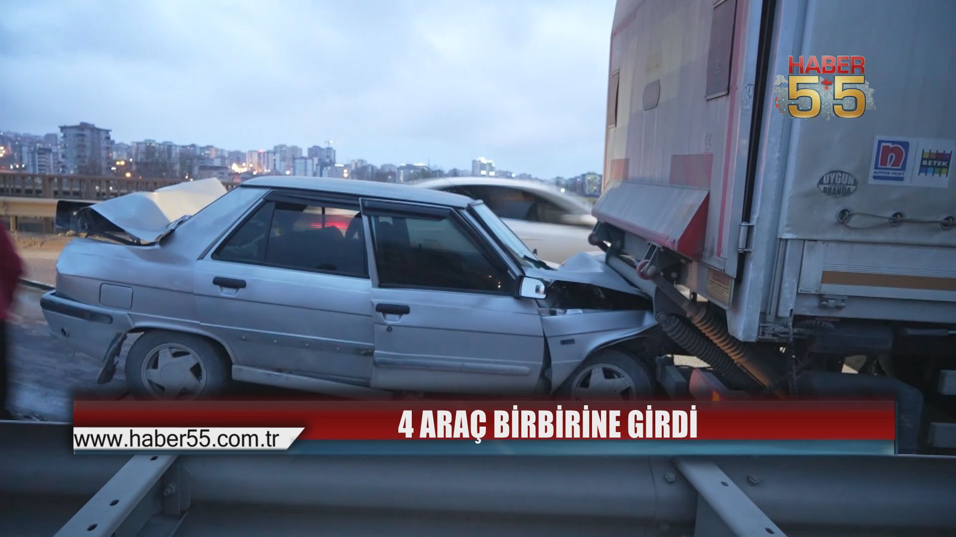 Samsun’da Zincirleme Kaza: 6 Kişi Yaralandı