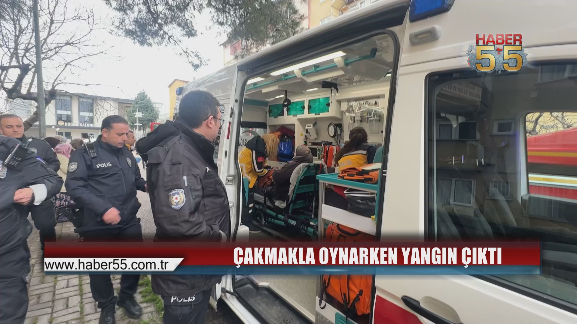 Samsun’da 3 Yaşındaki Çocuk Battaniyeyi Yaktı: 3 Kişi Hastaneye Kaldırıldı