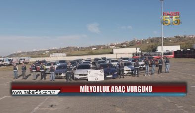 Samsun polisi düğmeye bastı: Oto çetesine büyük darbe