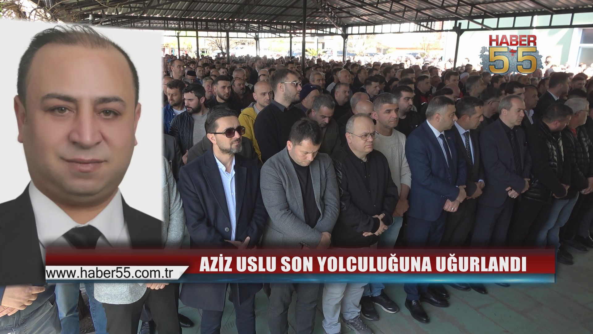 Kazada yaşamını yitiren Aziz Uslu için cenaze töreni düzenlendi