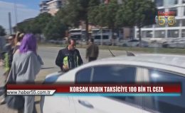 Kadın sürücüye rekor ceza: Ehliyete el konuldu, araç trafikten men edildi