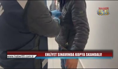 Sınav sırasında operasyon: Kopya çetesi yakalandı