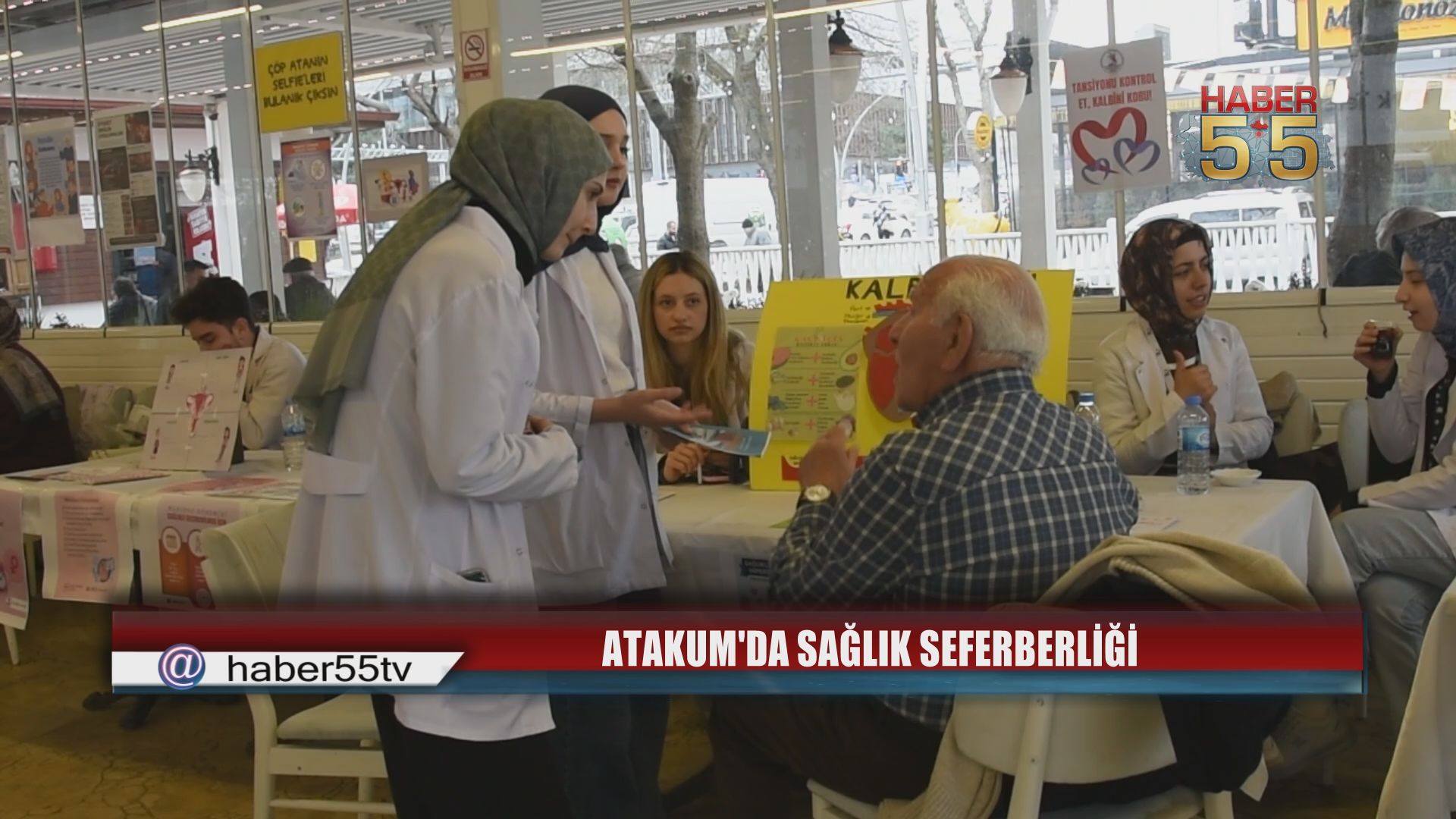 Atakum’da sağlık seferberliği devam ediyor