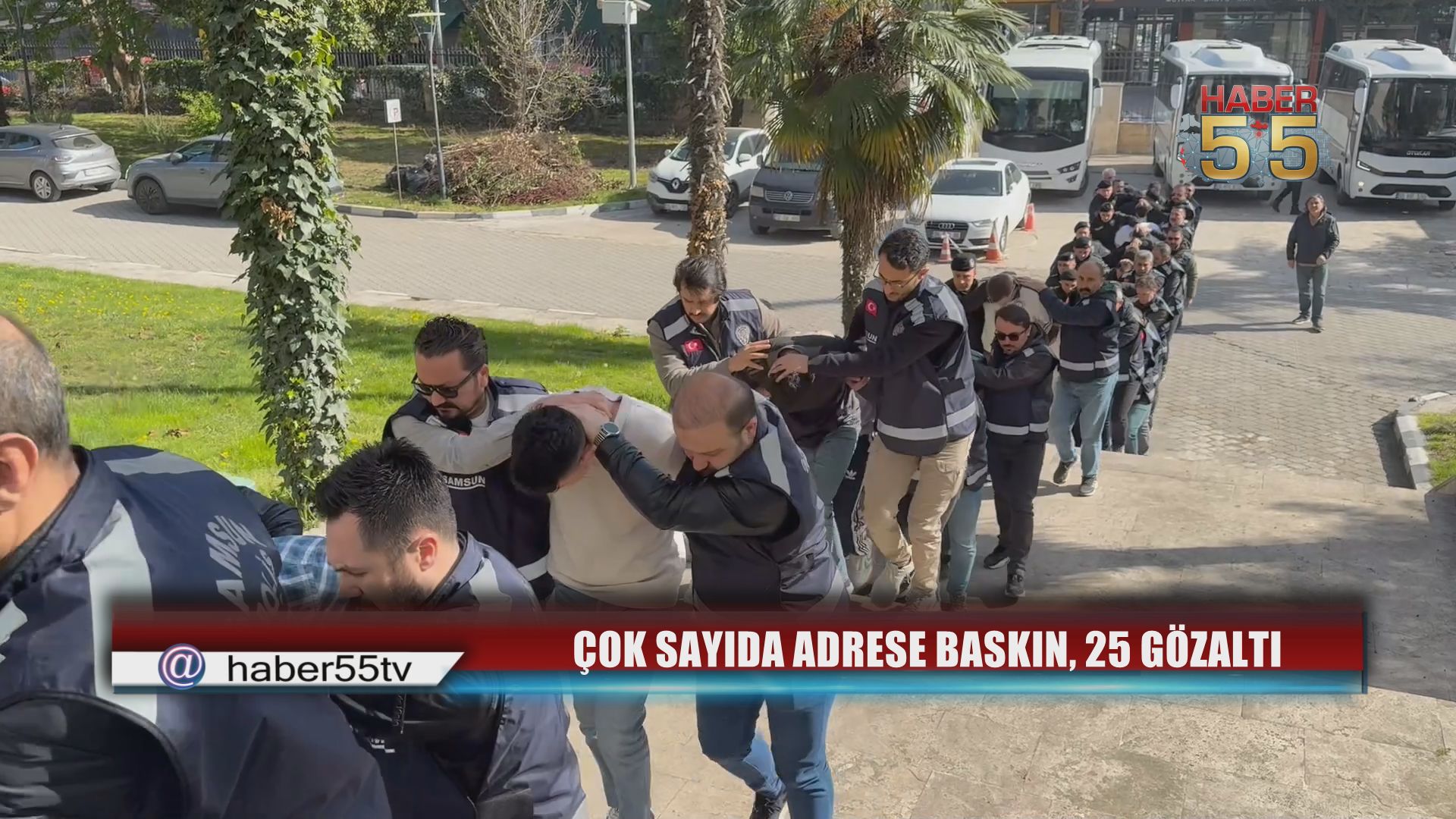 Samsun merkezli 3 ilde eş zamanlı operasyon: 25 gözaltı