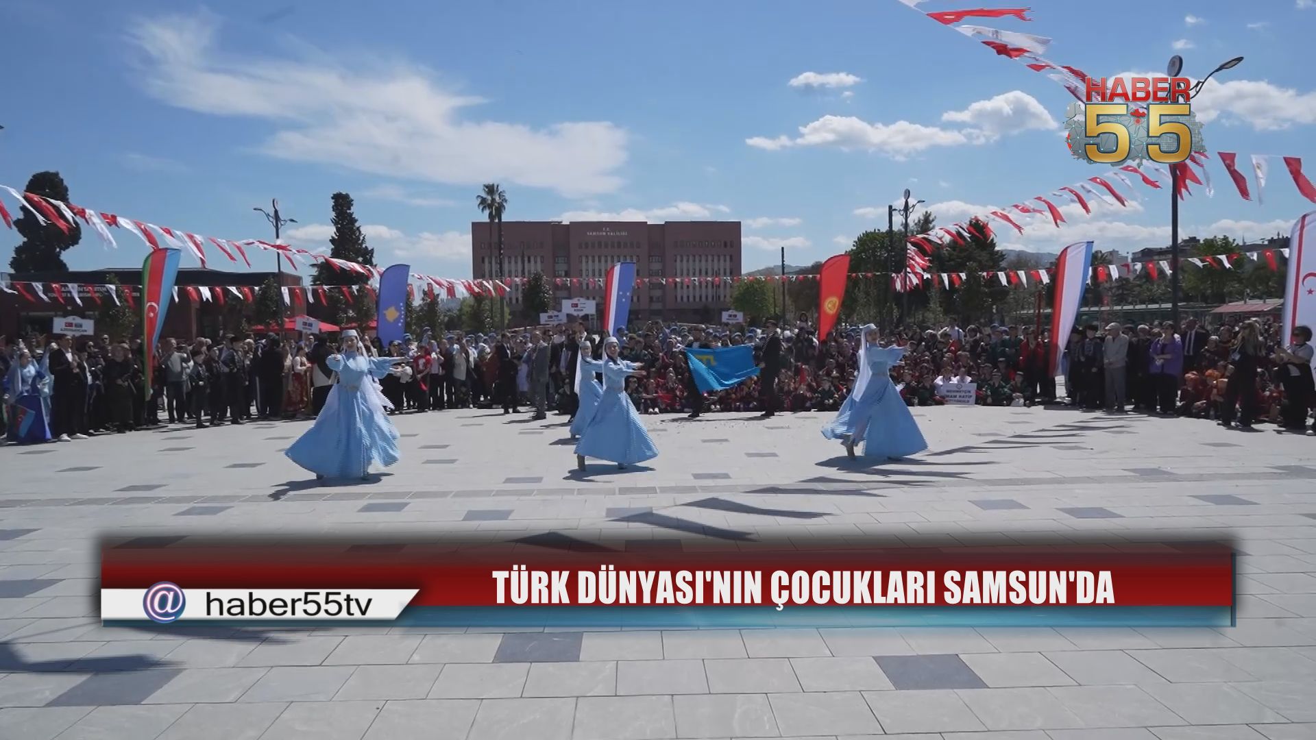 Samsun’da Türk Dünyası Rüzgarı: Çocuk Festivali Coşkuyla Başladı