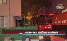 Elektrikli ısıtıcıdan yangın çıktı: Anne ve bebeği dumandan etkilendi