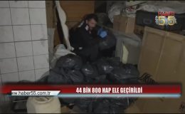 Zehir Deposu Deşifre Edildi: 44 Bin 800 Hap Ele Geçirildi