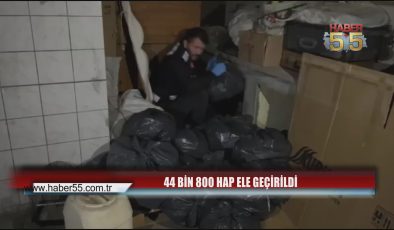 Zehir Deposu Deşifre Edildi: 44 Bin 800 Hap Ele Geçirildi
