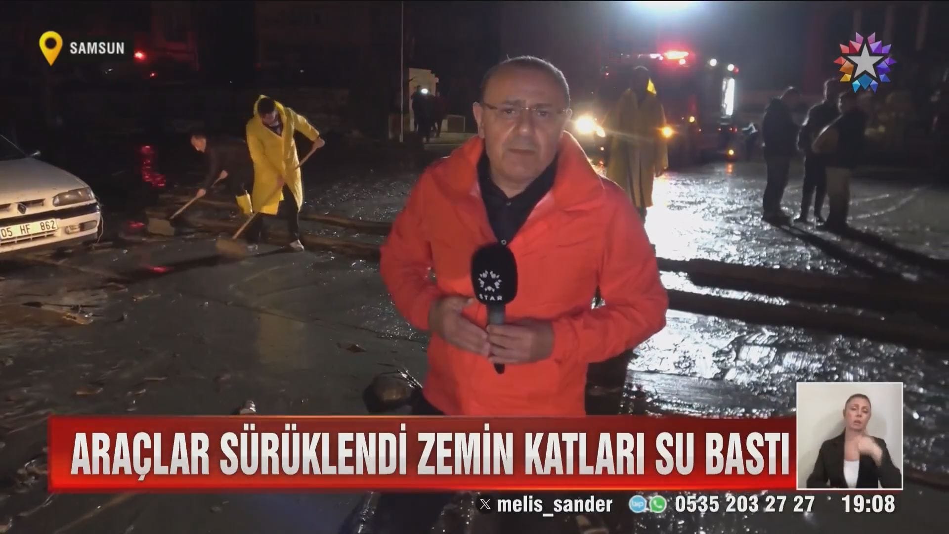 Dereler Taştı Araçlar Sürüklendi Havza’da Felaket Gecesi